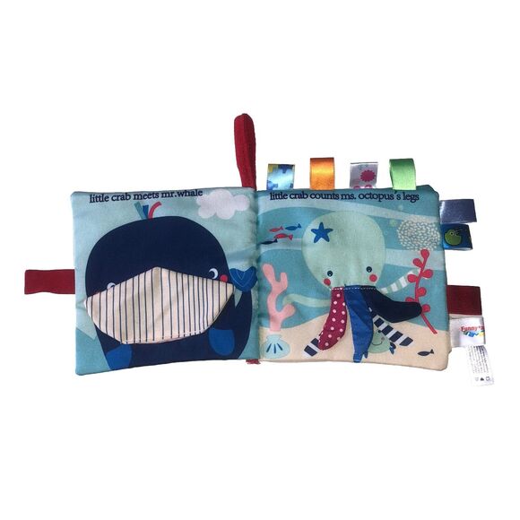 Funny Zoo Little Crab’s Adventure Cloth Activity Book For Infants - Picture 3 of 7